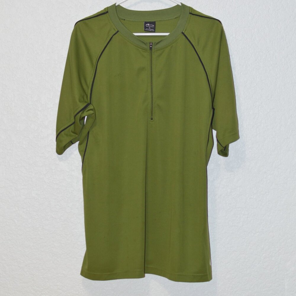 Mens Nashbar Light Green Athletic Shirt Size XL (100% polyester)
